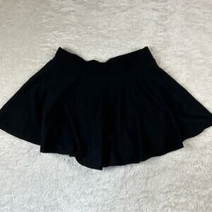 DJT black fit and flare skort skirt, size 4x